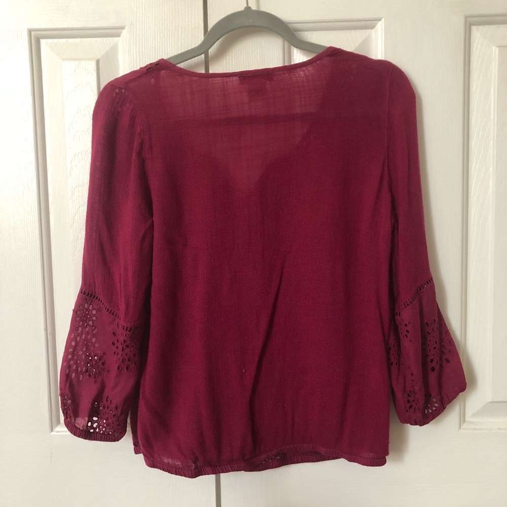 Lucky Brand cutout Top - Picture 5 of 6